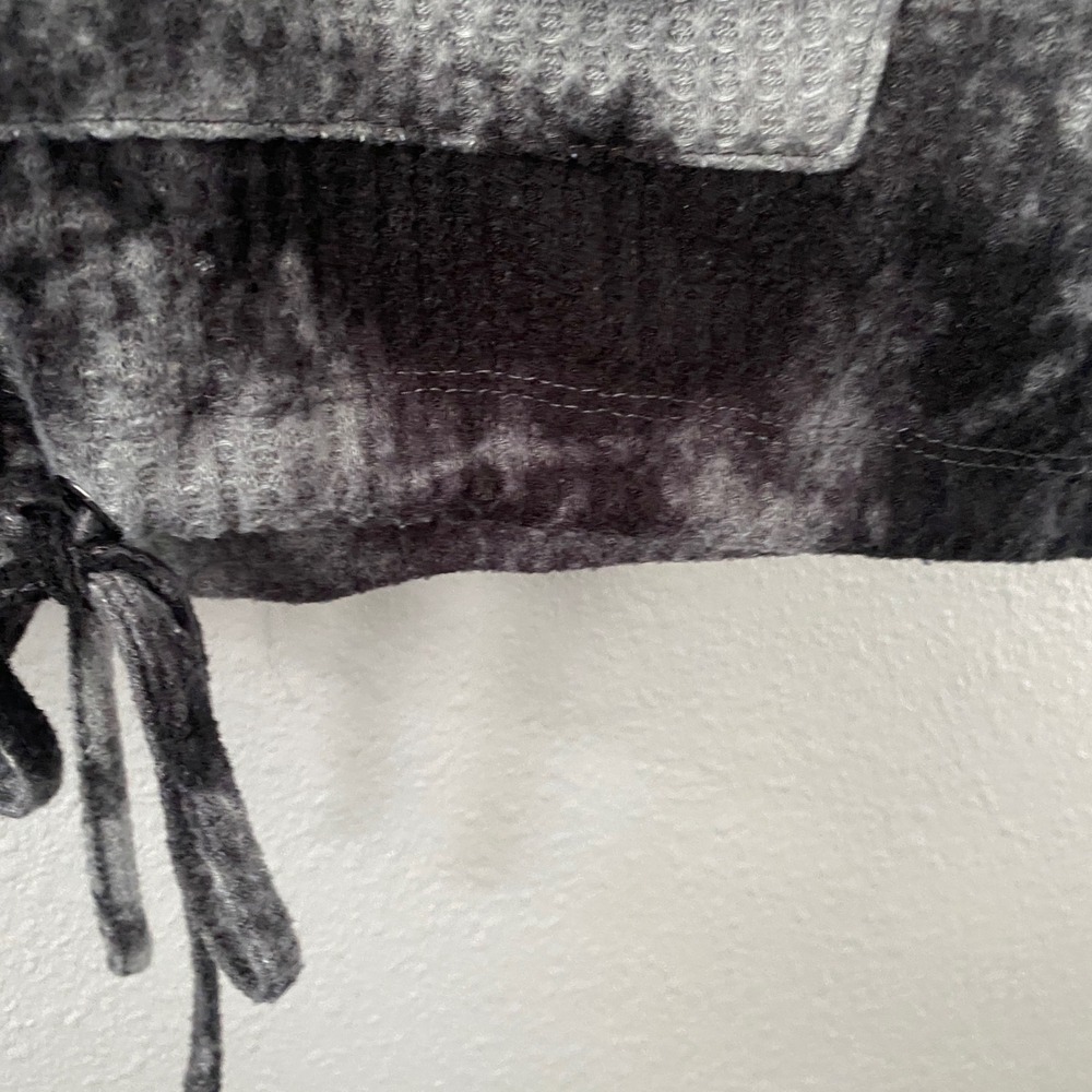 French Laundry Tie Dye Waffle Knit Top 1X Grunge Slouchy Autmn Fall Casual - Picture 4 of 8